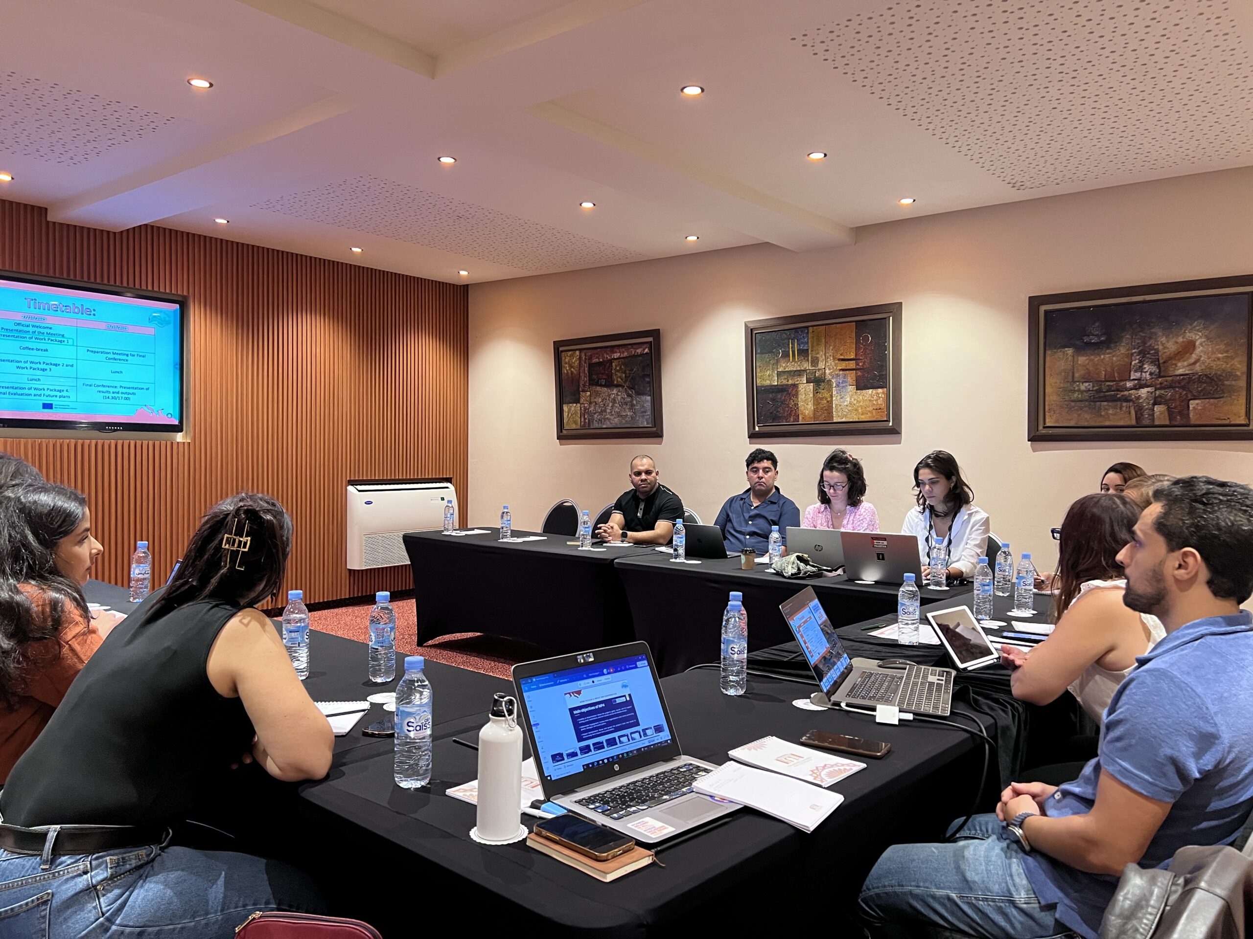 Medforumm team during an international workshop session